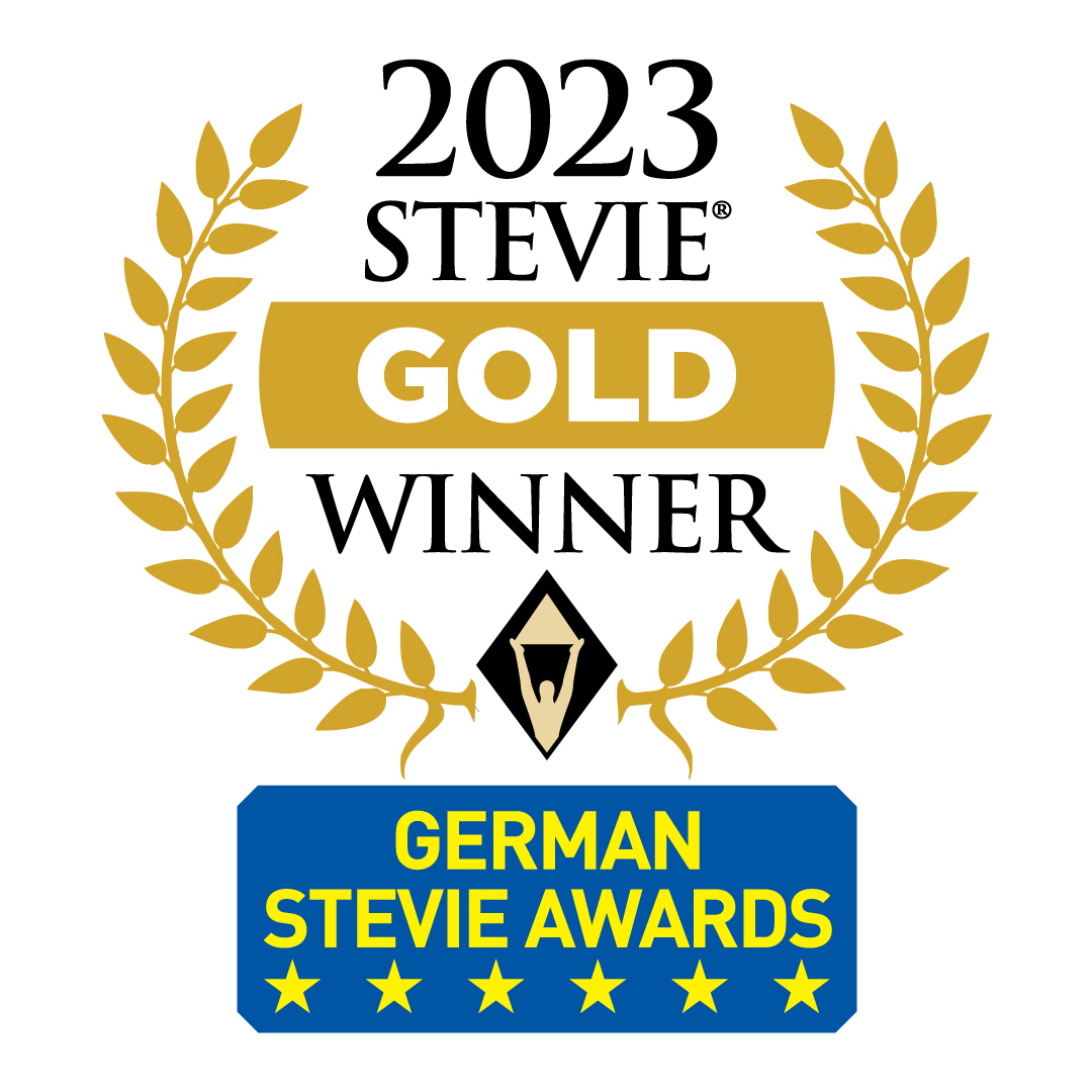 2023 German Stevie Awards Gold Winner Icon